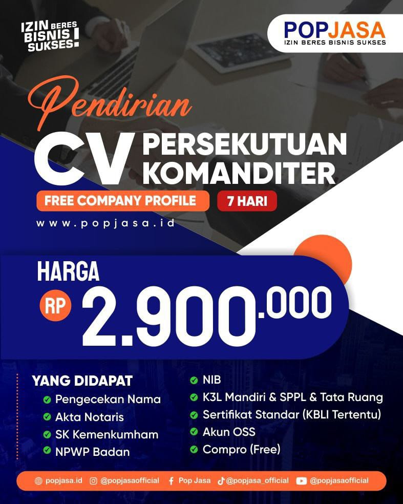 Cara Mendirikan CV di Kabupaten Sukoharjo