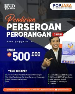 Jasa Pembuatan PT Perorangan Resmi & Mudah