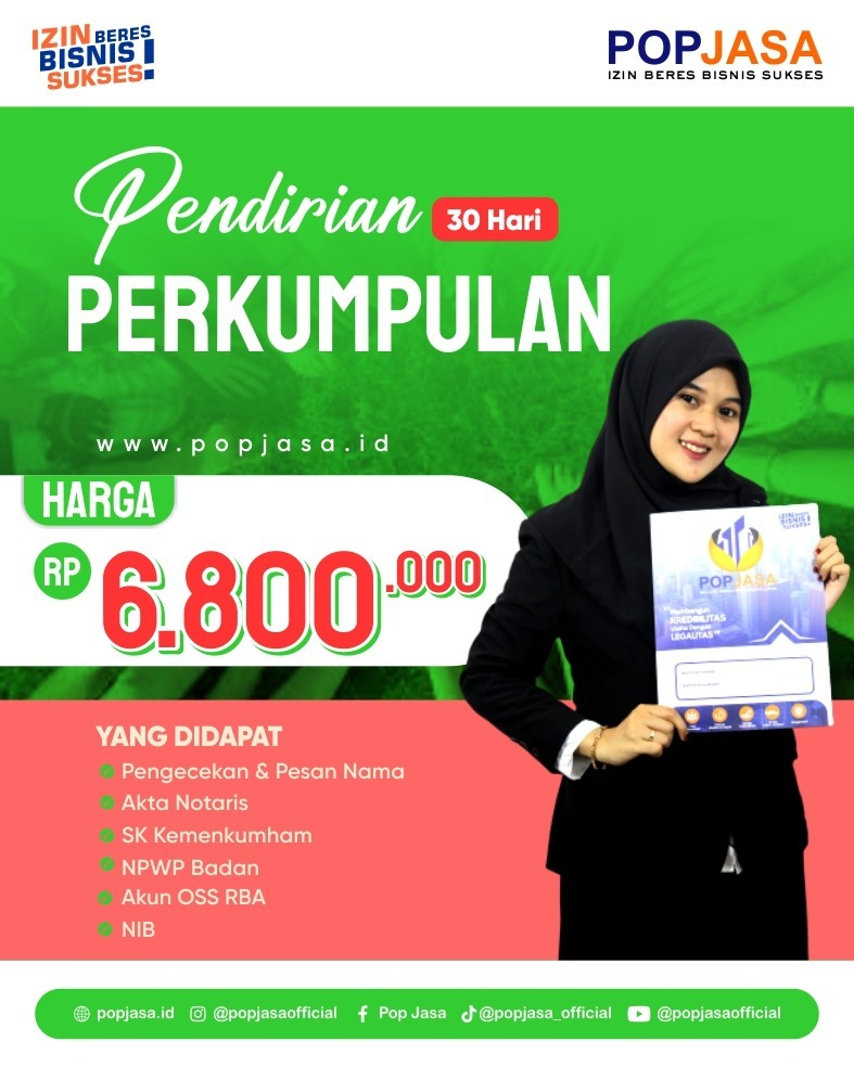 Jasa Pendirian Perkumpulan | 083831129699