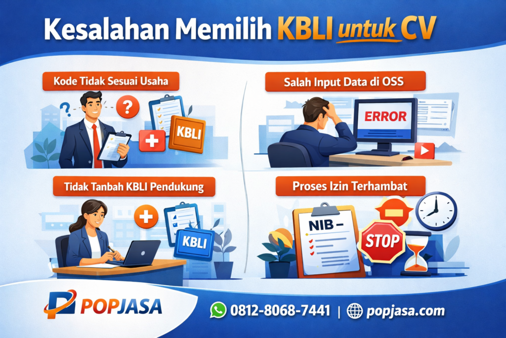 KBLI untuk CV