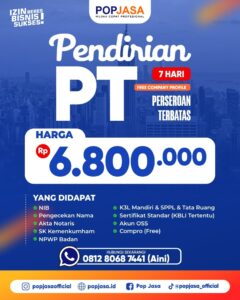 Jasa pembuatan PT