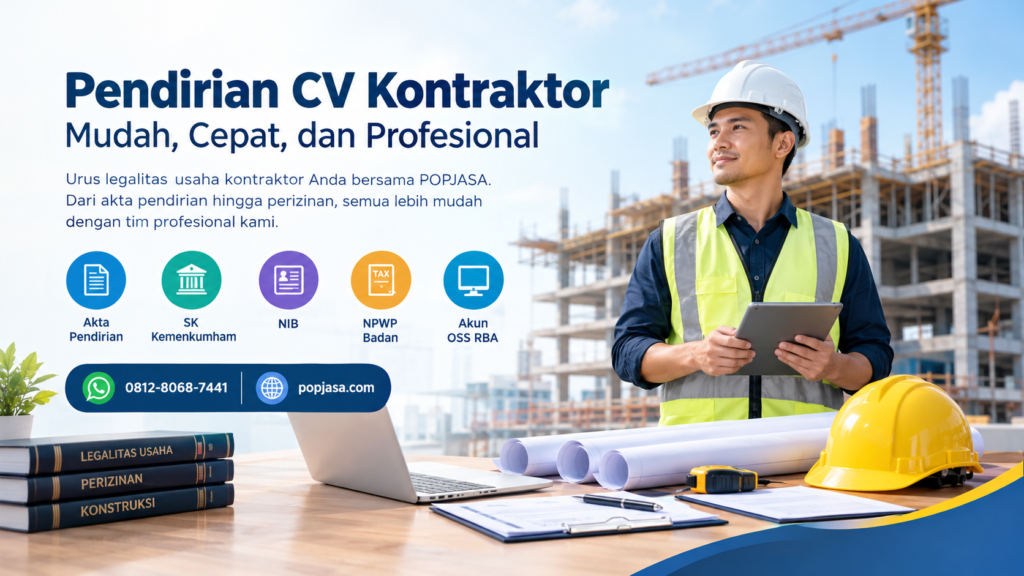 Pendirian CV Kontraktor