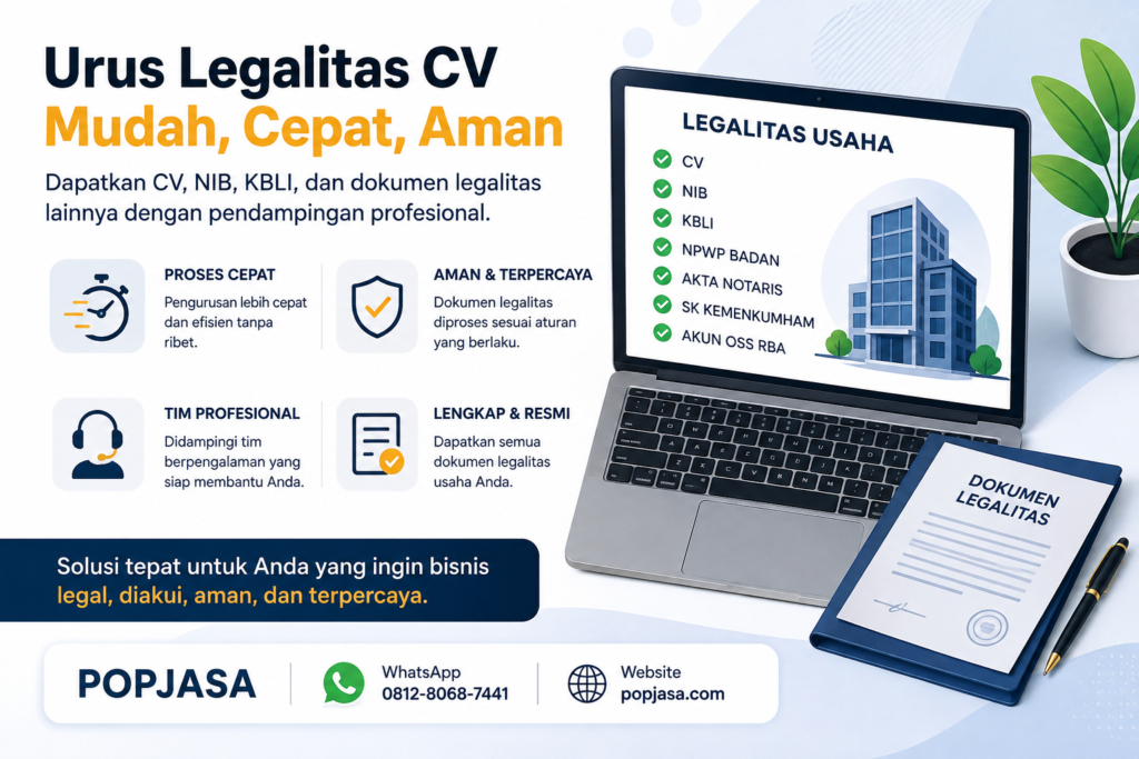 KBLI Untuk CV